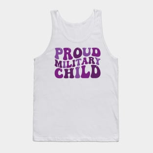 proud military child Tank Top